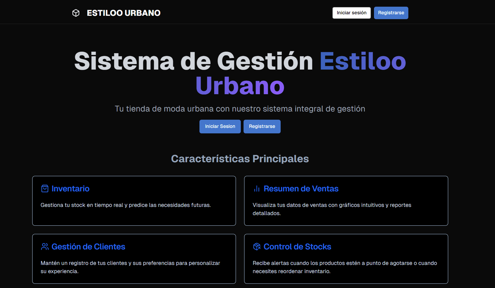 Sistema de Gestión de Inventarios